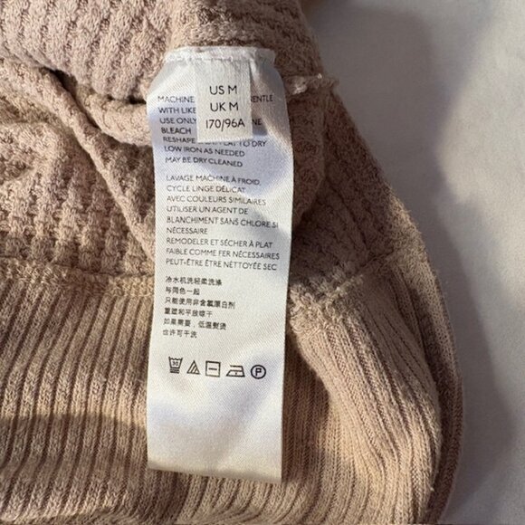 We the Free North Shore Oversized Waffle Sand Knit Tunic with Thumb Holes Size M - Picture 8 of 11